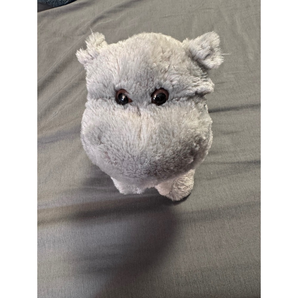 Tiger Tale Toys Hippo Plush Grey Standing Stuffed Animal VIAHART 14 Inch